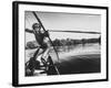 Brazilian Indian Fishing with a Bow and Arrow-Stan Wayman-Framed Photographic Print