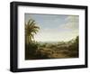 Brazilian Landscape by the River Senhor De Engenho-Frans Jansz Post-Framed Art Print