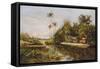 Brazilian Landscape, Paisagem Brasileiro-Jose Jeronimo Teles, Jr-Framed Stretched Canvas