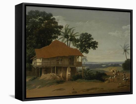 Brazilian Landscape with a Worker's House, c.1655-Frans Jansz Post-Framed Stretched Canvas