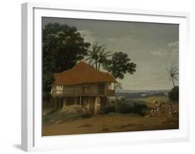 Brazilian Landscape with a Worker's House, c.1655-Frans Jansz Post-Framed Giclee Print