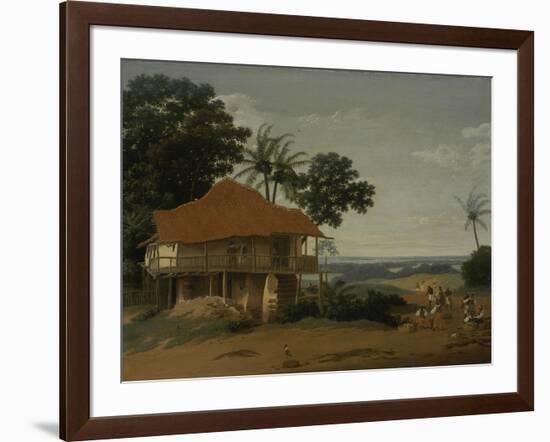 Brazilian Landscape with a Worker's House, c.1655-Frans Jansz Post-Framed Giclee Print