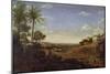 Brazilian Landscape with Sugar Mill, Armadillo and Snake, River Varzea-Post-Mounted Giclee Print