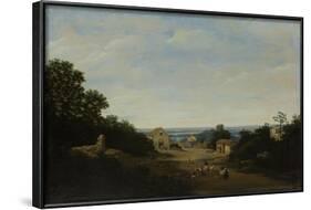 Brazilian Landscape with the Village of Igaracu-Frans Jansz Post-Framed Art Print