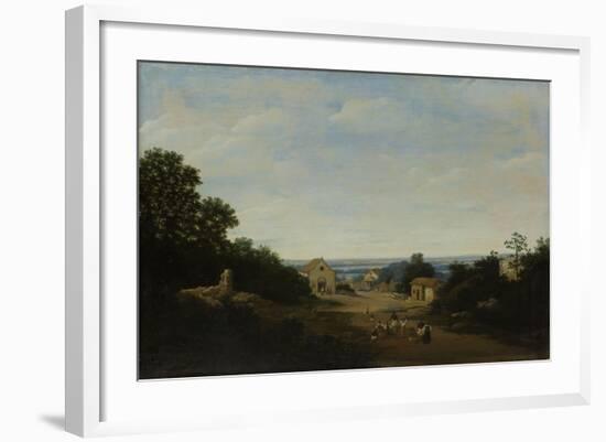 Brazilian Landscape with the Village of Igaracu-Frans Jansz Post-Framed Art Print