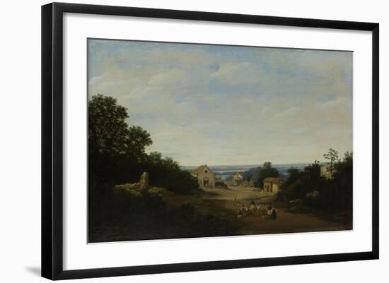 Brazilian Landscape with the Village of Igaracu-Frans Jansz Post-Framed Art Print