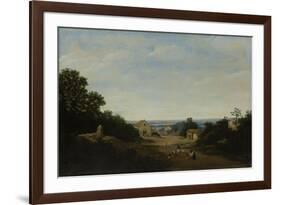 Brazilian Landscape with the Village of Igaracu-Frans Jansz Post-Framed Art Print