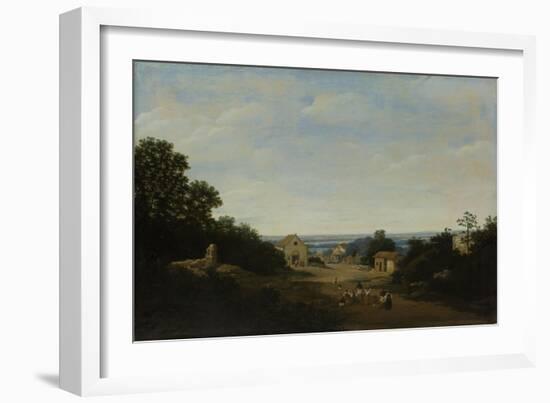 Brazilian Landscape with the Village of Igaracu-Frans Jansz Post-Framed Art Print