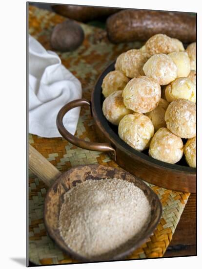 Brazilian Pao De Queijo, Cheese Bread, Brazil, South America-Tondini Nico-Mounted Photographic Print