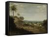 Brazilian Village-Frans Jansz Post-Framed Stretched Canvas