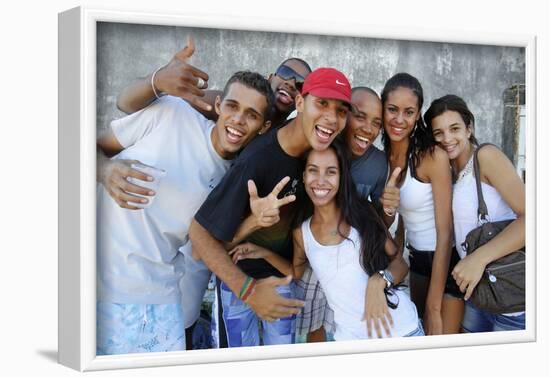 Brazilian youth, Salvador, Bahia, Brazil, South America-Godong-Framed Photographic Print
