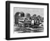 Brazilians Mashing Turtle Eggs-null-Framed Art Print