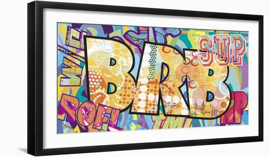 BRB (Be Right Back)-Tom Frazier-Framed Art Print