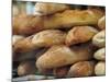 Bread and Baguettes in Boulangerie in Town Centre, Lille, Flanders, Nord, France-David Hughes-Mounted Photographic Print