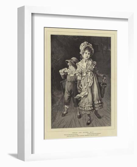 Bread and Butter Days-Weedon Grossmith-Framed Giclee Print
