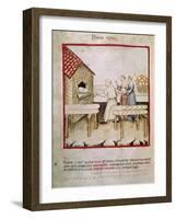 Bread Baking from Theatrum Sanitatis-null-Framed Giclee Print