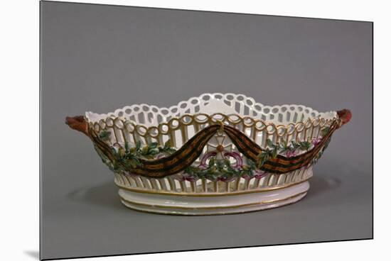 Bread Basket from the Porcelain Dinner Service of the Order of Saint George the Triumphant-Gavriil Ignatievich Kozlov-Mounted Photographic Print