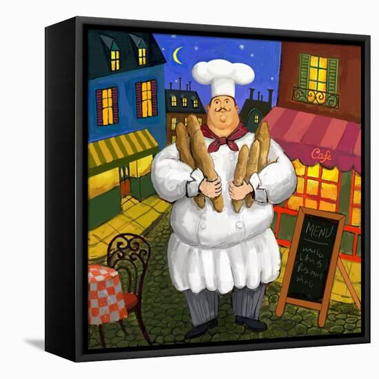 Bread Chef Master-Frank Harris-Framed Stretched Canvas