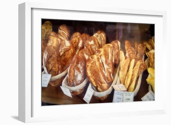 Bread in a Bakery Window-Cora Niele-Framed Giclee Print