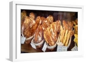 Bread in a Bakery Window-Cora Niele-Framed Giclee Print