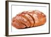 Bread Isolated on White-Yastremska-Framed Photographic Print