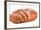 Bread Isolated on White-Yastremska-Framed Photographic Print