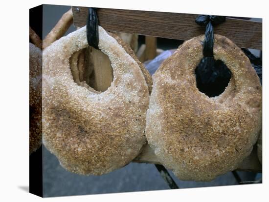 Bread on Cart, Beirut, Lebanon, Middle East-Alison Wright-Stretched Canvas