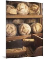 Bread on Shelves at a Baker's-Joerg Lehmann-Mounted Photographic Print