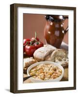 Bread Soup with Tomatoes-null-Framed Photographic Print