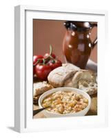 Bread Soup with Tomatoes-null-Framed Photographic Print