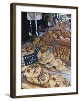 Bread Stall at the Italian Market at Walton-On-Thames, Surrey, England, United Kingdom, Europe-Hazel Stuart-Framed Photographic Print