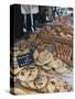 Bread Stall at the Italian Market at Walton-On-Thames, Surrey, England, United Kingdom, Europe-Hazel Stuart-Stretched Canvas