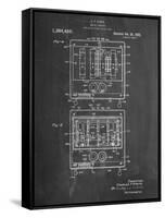 Bread Toaster Patent-null-Framed Stretched Canvas