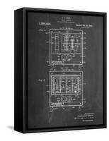 Bread Toaster Patent-null-Framed Stretched Canvas