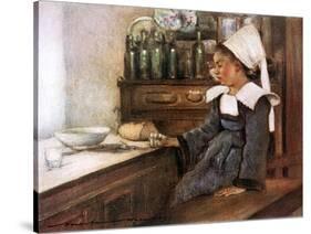 Bread-Mortimer Menpes-Stretched Canvas