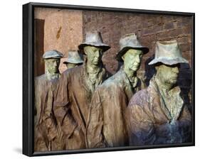 Breadline, F.D.R. Memorial, Washington, D.C.-Carol Highsmith-Framed Art Print