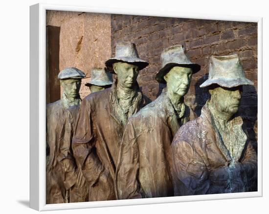 Breadline, F.D.R. Memorial, Washington, D.C.-Carol Highsmith-Framed Art Print