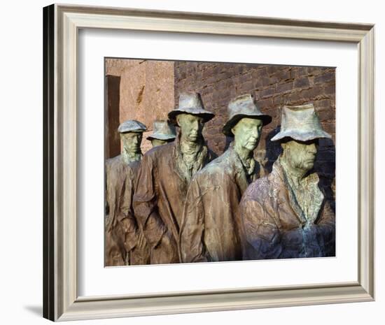 Breadline, F.D.R. Memorial, Washington, D.C.-Carol Highsmith-Framed Art Print