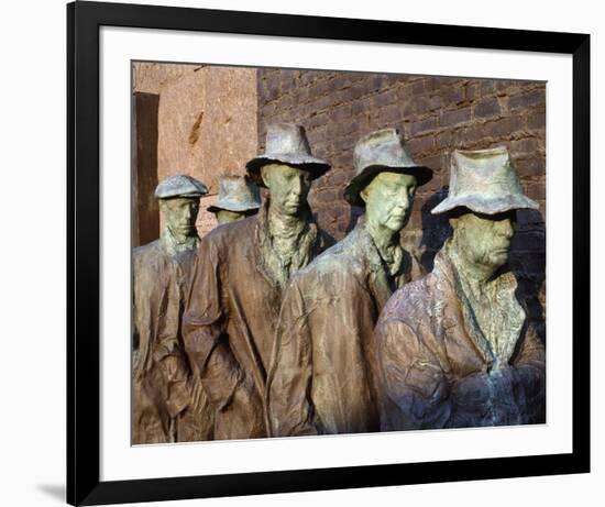 Breadline, F.D.R. Memorial, Washington, D.C.-Carol Highsmith-Framed Art Print