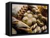 Breads Including Kugelhopfs, Pretzels and Plaited Bread, Alsace, France-John Miller-Framed Stretched Canvas