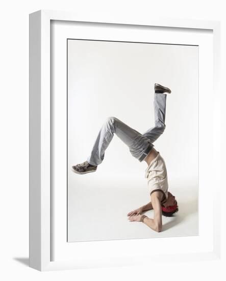 Break dancer-Erik Isakson-Framed Photographic Print