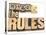 Break the Rules - Refuse to Conform-PixelsAway-Stretched Canvas