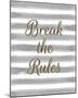 Break the Rules-Lottie Fontaine-Mounted Giclee Print