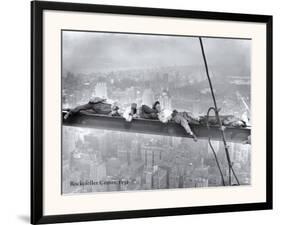 Break Time, Rockefeller Center, 1932-Charles C. Ebbets-Framed Art Print