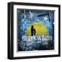 Break Waves-Joan Coleman-Framed Art Print