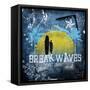 Break Waves-Joan Coleman-Framed Stretched Canvas