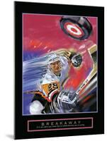 Breakaway - Slap Shot-Bill Hall-Mounted Art Print