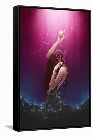 Breakaway-Charlie Bowater-Framed Stretched Canvas