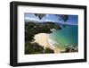 Breaker Bay and Honeymoon Bay from Kaka Lookout, Kaiteriteri, Nelson Region-Stuart Black-Framed Photographic Print