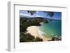 Breaker Bay and Honeymoon Bay from Kaka Lookout, Kaiteriteri, Nelson Region-Stuart Black-Framed Photographic Print